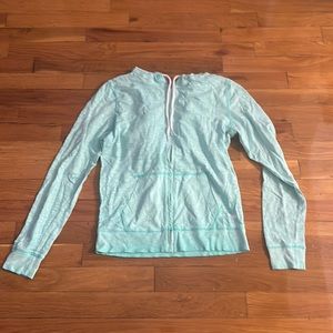 Victoria’s Secret Pink Teal/Seafoam Green Full Zip Sweatshirt (NWT)